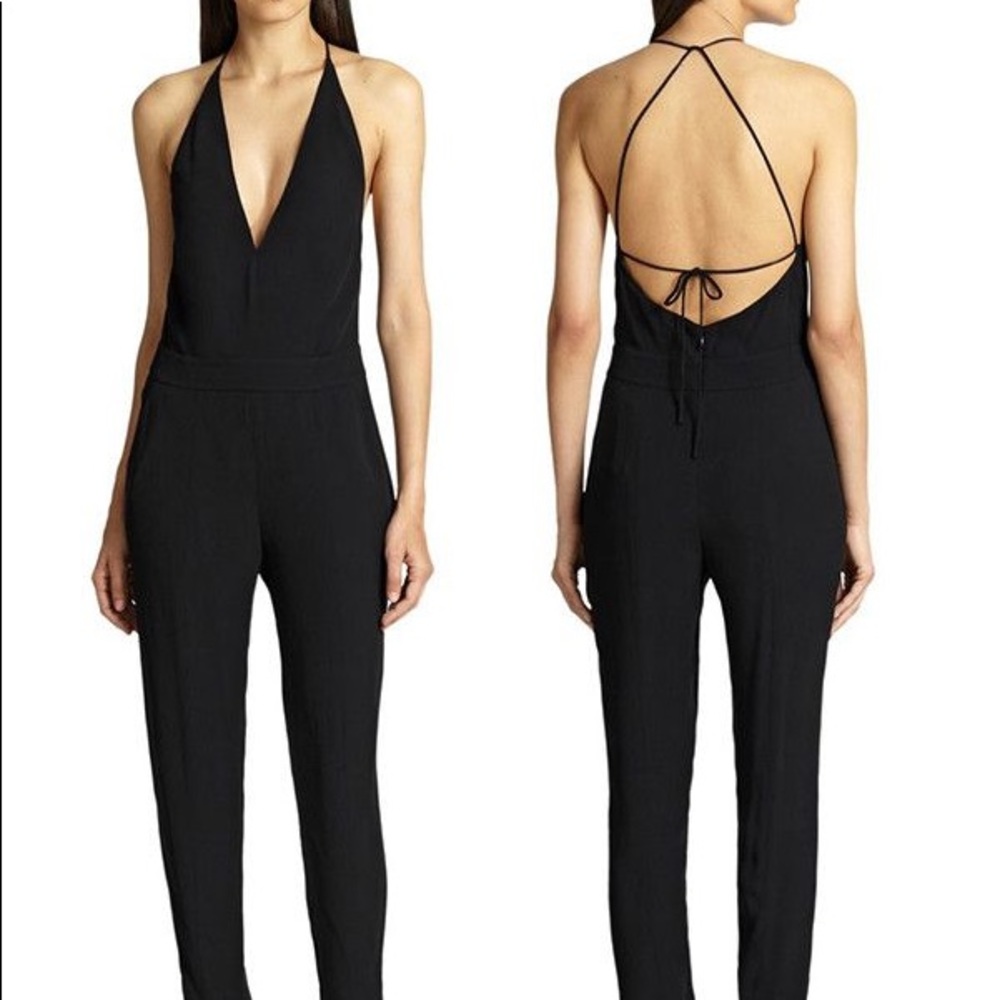 Theory Roxie black jumpsuit